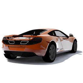 McLaren MP4 3D Object | FREE Artlantis Objects Download